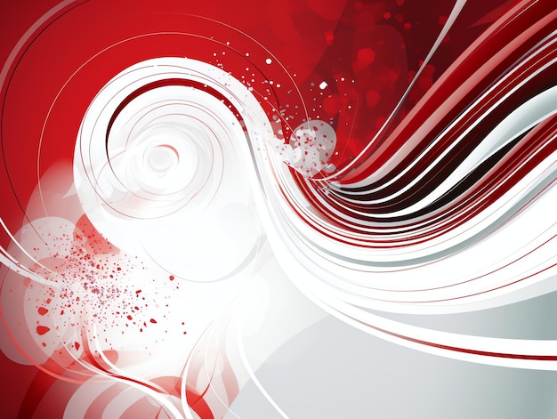 Foto roter und weißer abstrakter effekthintergrund für desktop-wallpapier