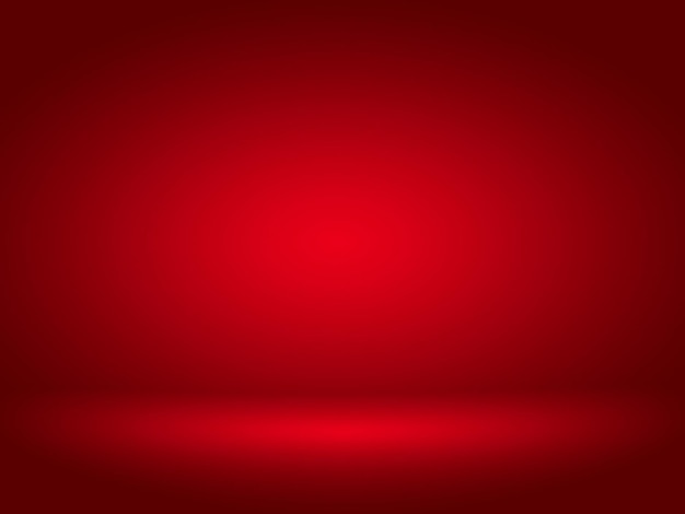 Roter und weißer Hintergrund des leeren Raumes