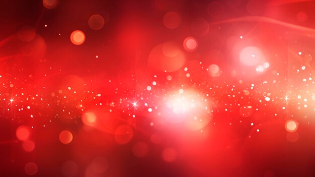 Roter Urlaubs-Hintergrund mit Weihnachts-transparenten Flecken Blendung und Glanz Glitter Neujahrs-Design