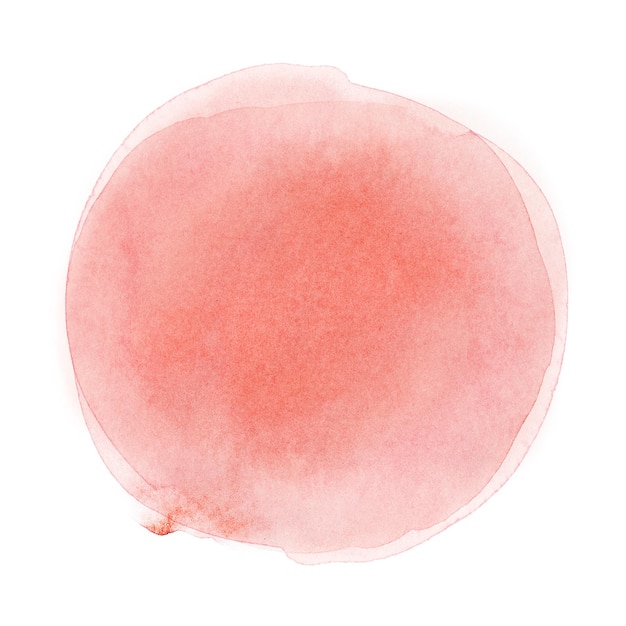 Rotes abstraktes Aquarellblob-Designelement
