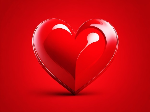 Rotes Herz Alles Gute zum Weltherztag