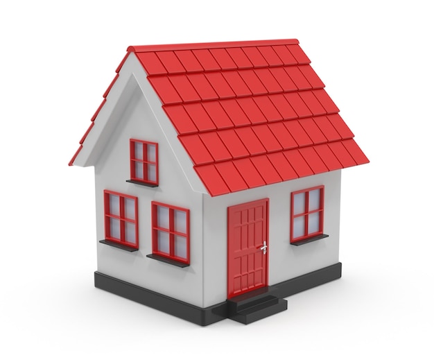 Rotes kleines Haus
