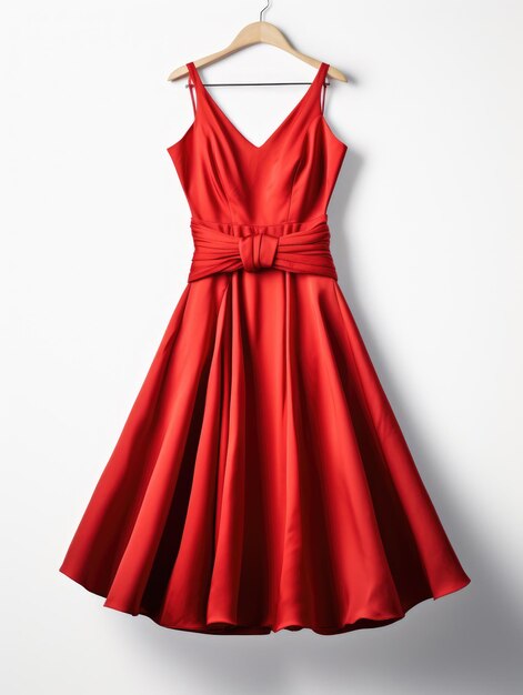 Rotes Sommerkleid für Damen