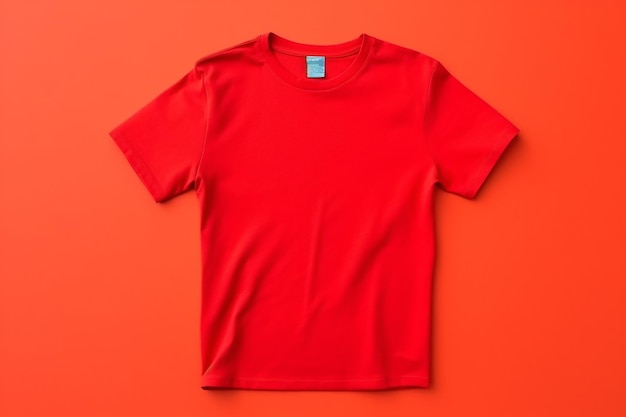 Rotes T-Shirt-Modell