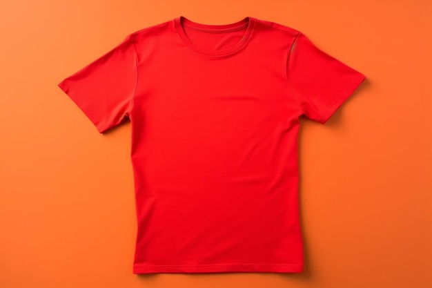 Rotes T-Shirt-Modell