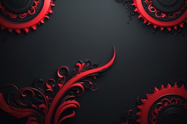 Rotes und schwarzes Farbdesign für den Hintergrund