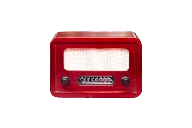 Rotes Vintage-Radio