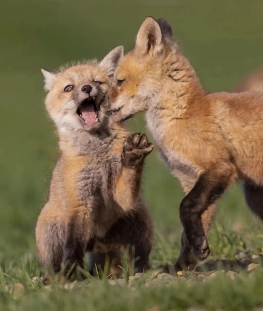 Rotfuchs Wildfuchs im Naturdschungelwald