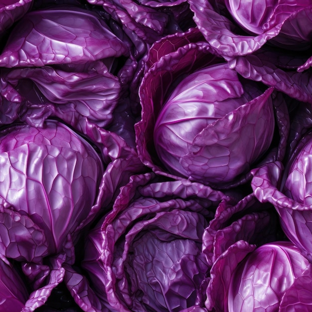 Rotkohl als nahtlose Fliesen