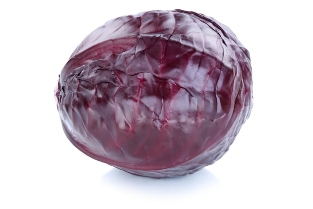 Rotkohl frisches Gemüse isoliert