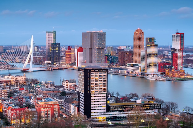 Rotterdam-Niederlande-Skyline