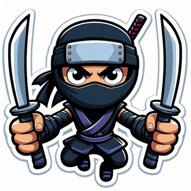 Foto rótulo ninja