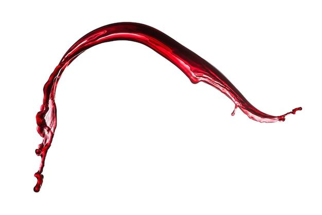 Rotwein-Splash