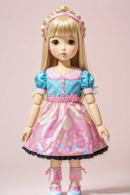 Roupa da moda da boneca Barbie japonesa