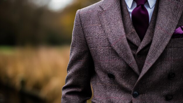 Roupa masculina de outono e inverno e coleção de acessórios de tweed no campo inglês estilo de moda masculino look clássico de cavalheiro