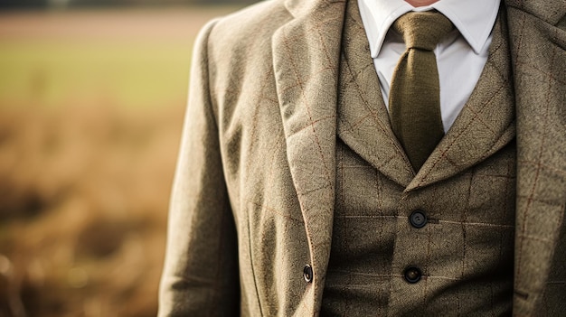 Roupa masculina de outono e inverno roupas e acessórios de tweed coleção no campo inglês homem estilo de moda clássico gentleman olhar inspiração