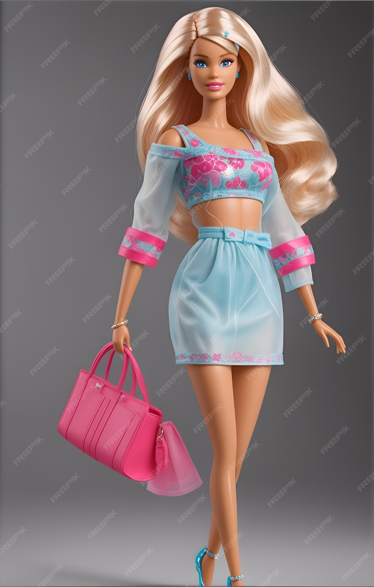 Roupas artesanais de alta costura para sua barbie