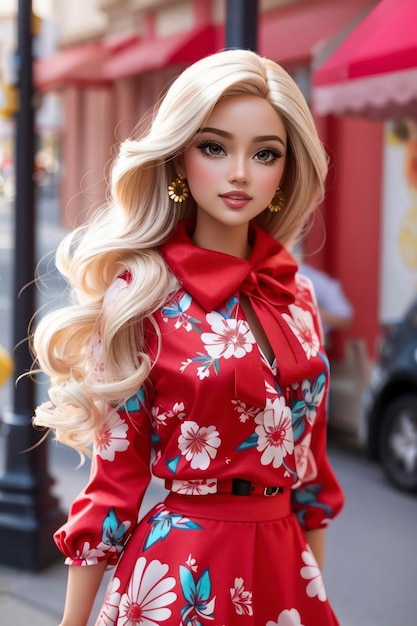 Barbie Lady in Red - Barbie Maquiagem e Vestuário Jogos Para