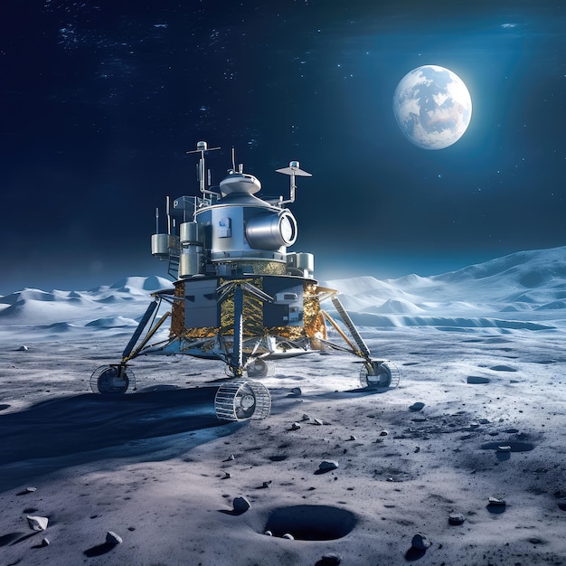 Rover Chandrayaan3 pousa no pólo sul da Lua