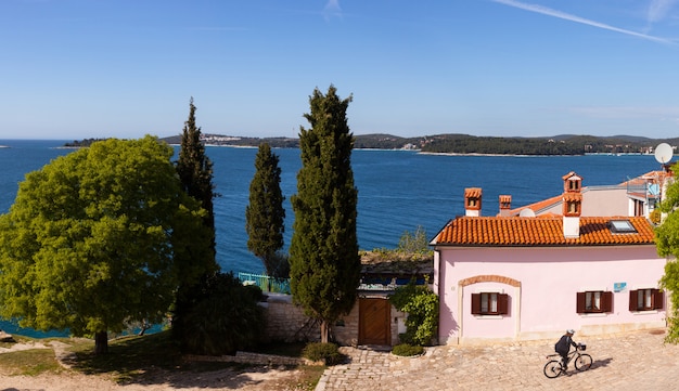 Rovinj pequena cidade em istria, croácia