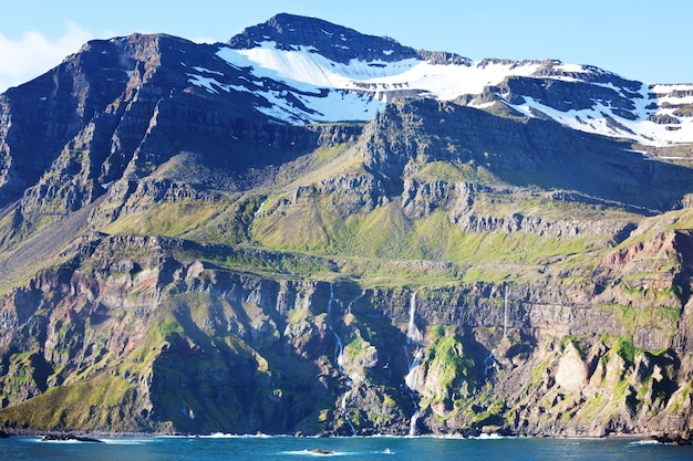 Ártico terreno accidentado de Islandia