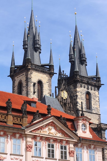 Rua bonita em Praga