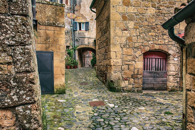 Rua da cidade de sorano