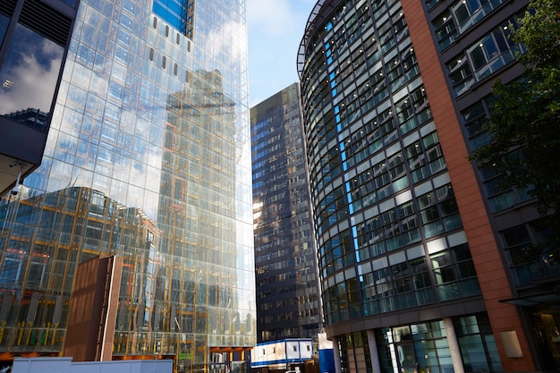 Foto rua do distrito financeiro de londres square mile uk