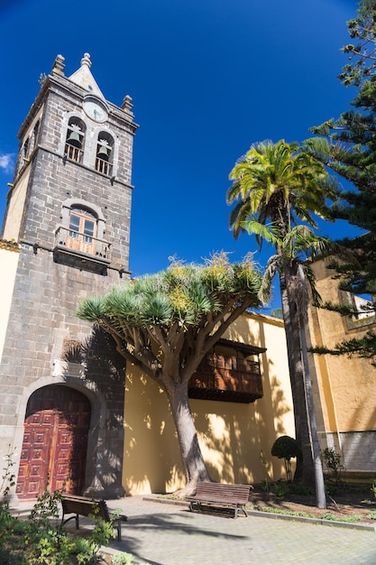 Rua em La Laguna Canary Island Tenerife Espanha