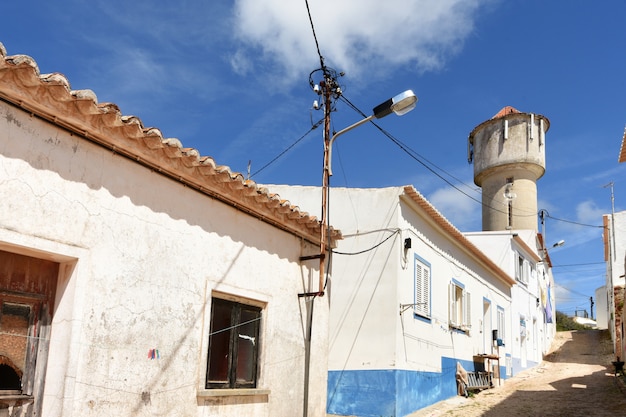 Rua na aldeia de Vila do Bispo, Algarve, Portugal