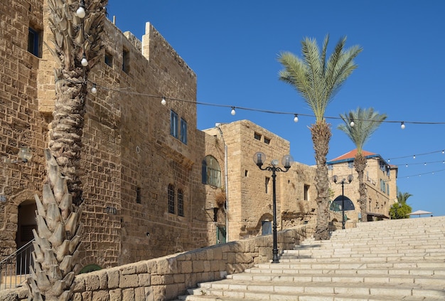 Rua na cidade velha de Jaffa