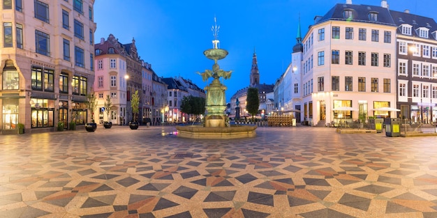 Rua Stroget Amagertorv Copenhagen Dinamarca