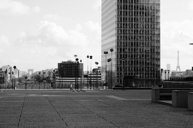 Foto rua vazia da cidade