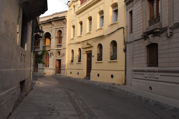 Rua vazia em Santiago, Chile