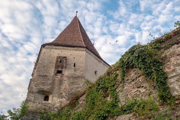 Rua, vista, em, Sighisoara, medieval, cidade, de, transylvania, RomaniaÂ