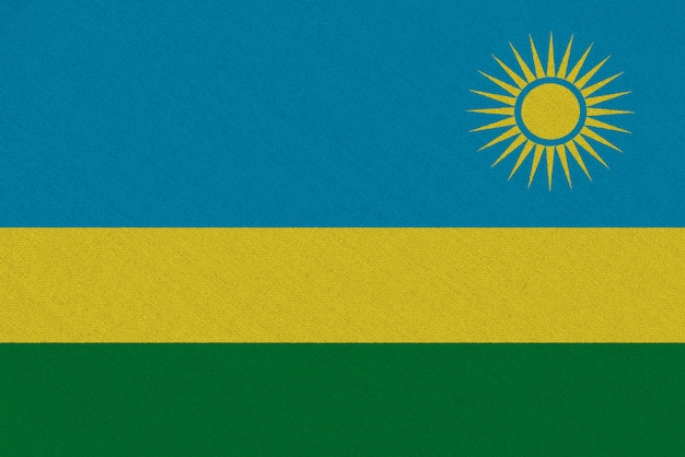 Ruanda Stoffflagge