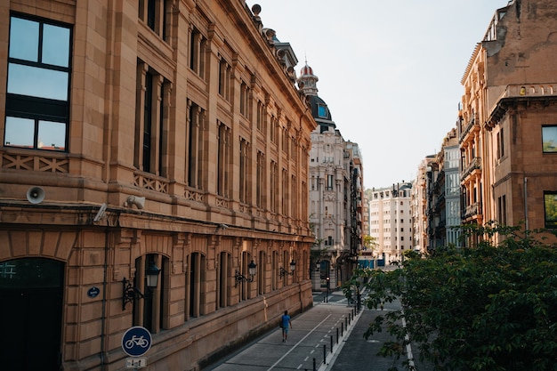 Foto ruas do centro turístico de san sebastian