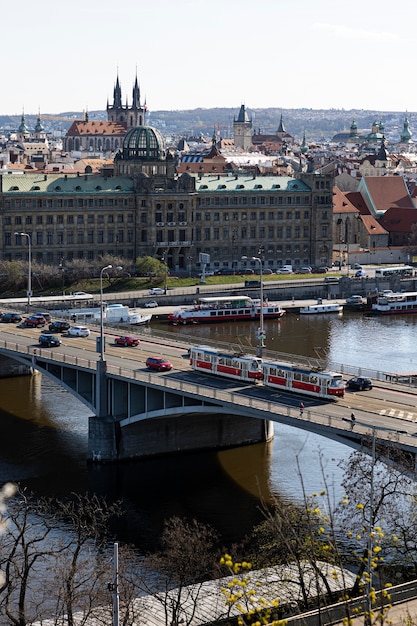 Foto ruas limpas da cidade de praga