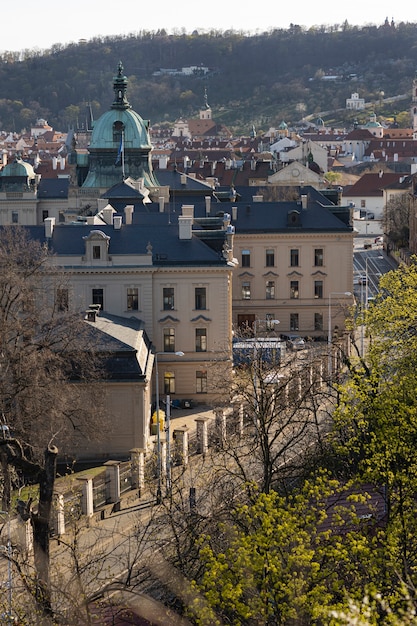 Foto ruas limpas da cidade de praga