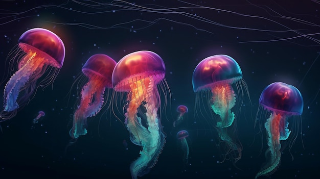 Rubrica AI Jellyfish generativa