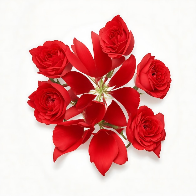 Ruby Reverence Refined Vector Blumen-Logo-Galerie