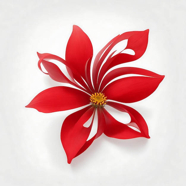 Ruby Rose Radiance Radiant Vector Blumen-Logo-Kompilation