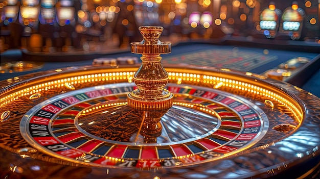 Rueda de ruleta en el casino Rueda de roleta en el Casino Juego de azar por dinero