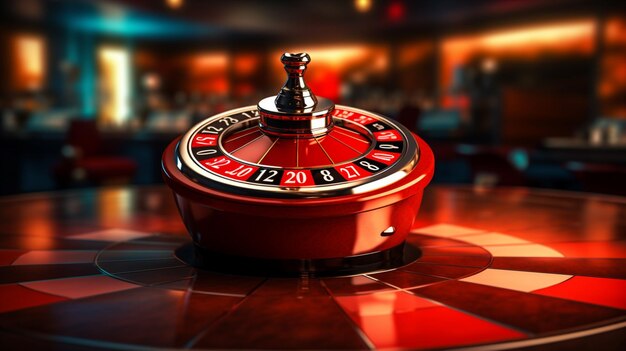 Una rueda de ruleta con el número ai generar