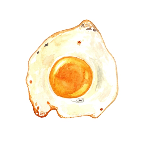Rührei oder gebratenes Ei
