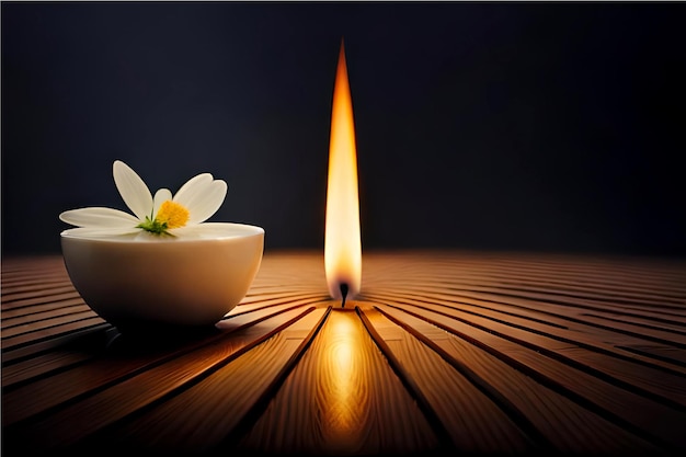 Ruhe in Frieden Kerze Dunkles Thema