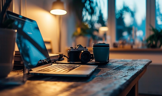 Ruhe und Minimalismus im Home Office