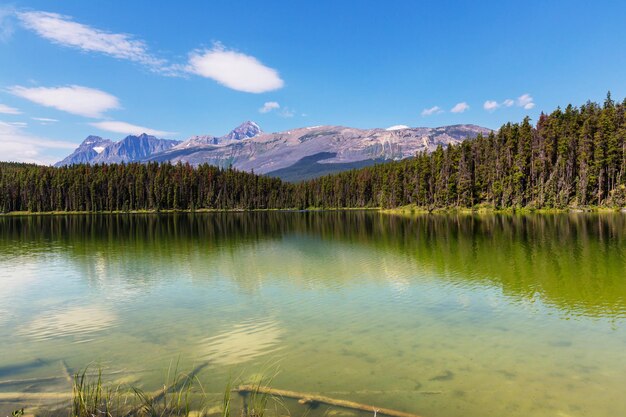 Ruhige Szene am See in Kanada