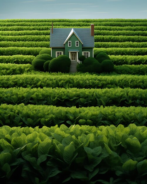 Ruhiger Rückzugsort Ein charmantes Haus im Herzen einer grünen Farm