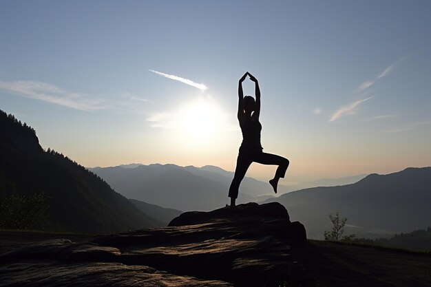 Ruhiges Morgenyoga, das innere Gleichgewicht finden in NaturexA